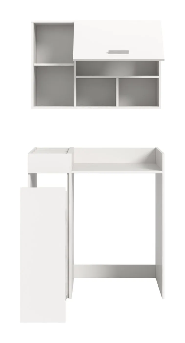 Bad Set Waschmaschinenschrank Set Free | 3-teilig | weiß