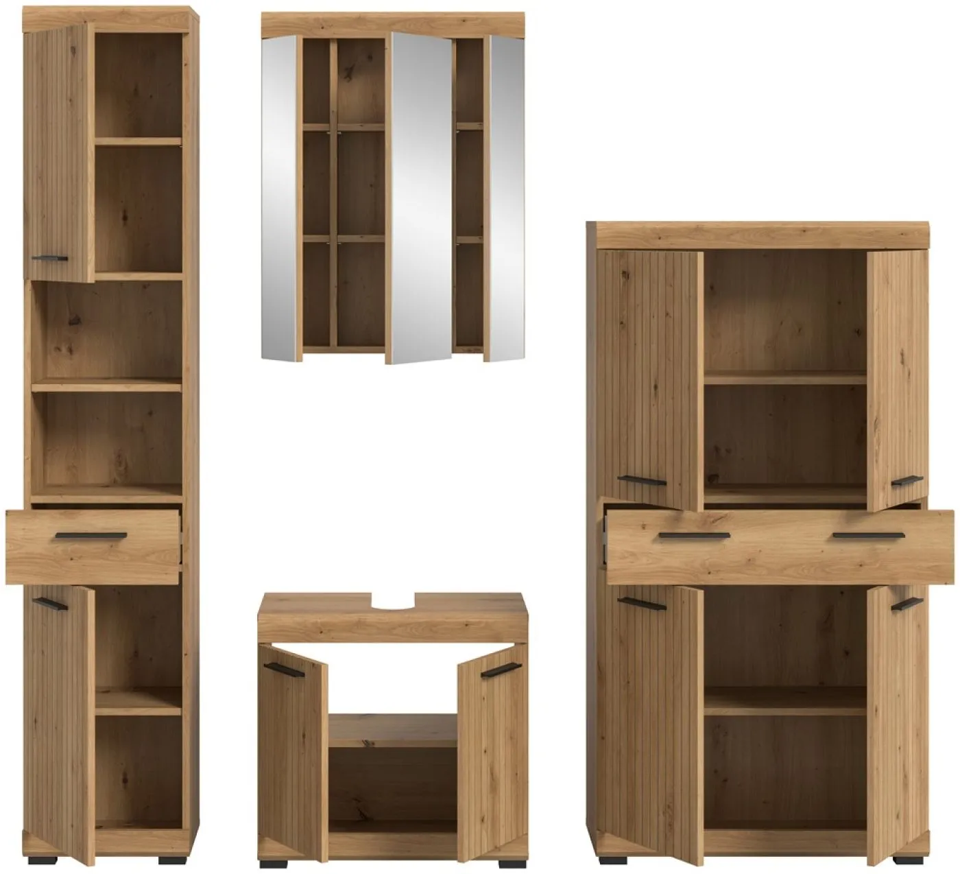 Badezimmer-Set Scout 3 | Artisan Eiche | 4-teilig