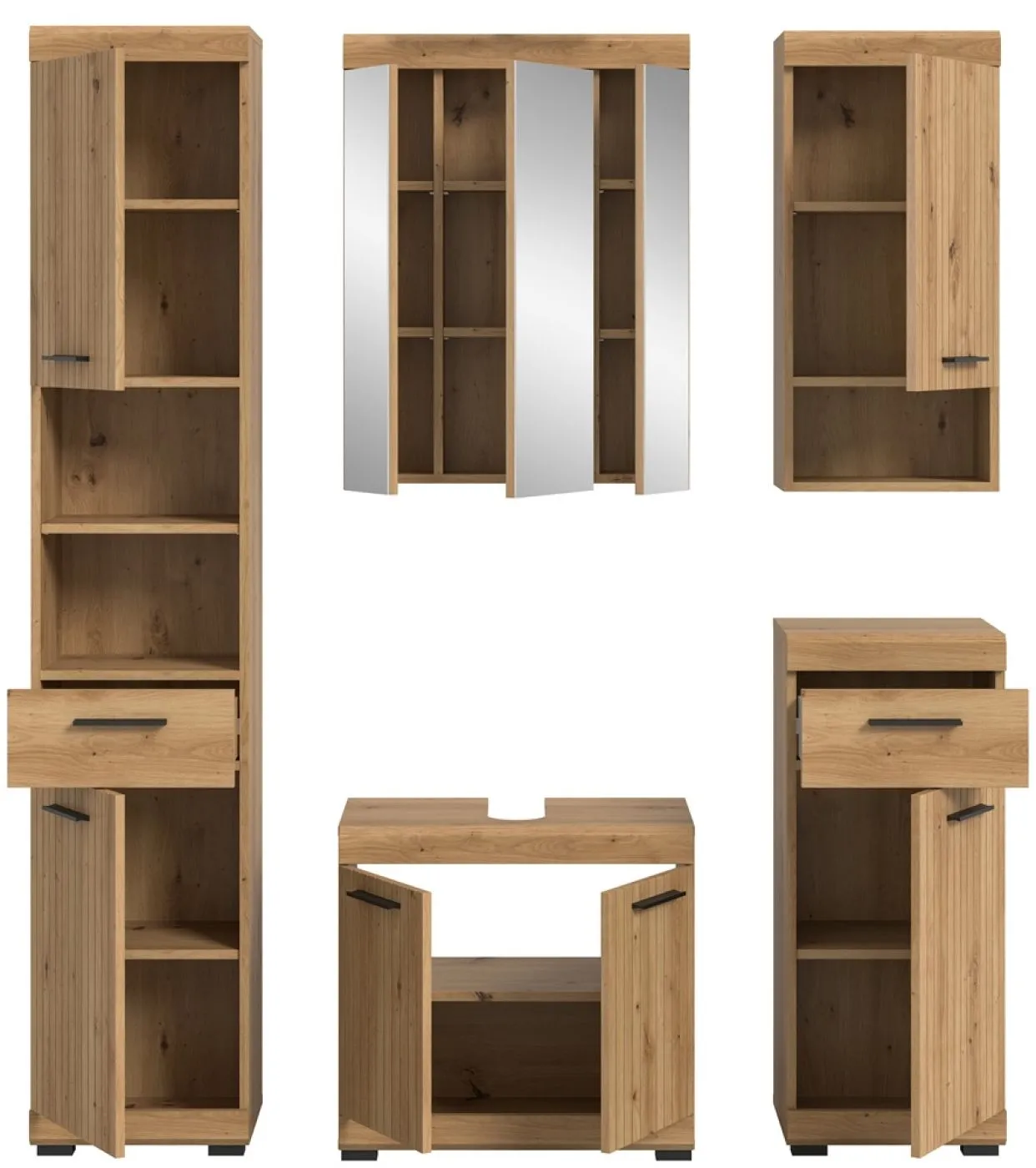 Badezimmer-Set Scout | Artisan Eiche | 5-teilig