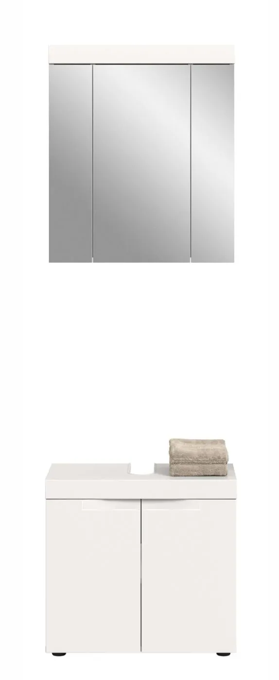 Badezimmer Set Viana | 2-teilig | weiß