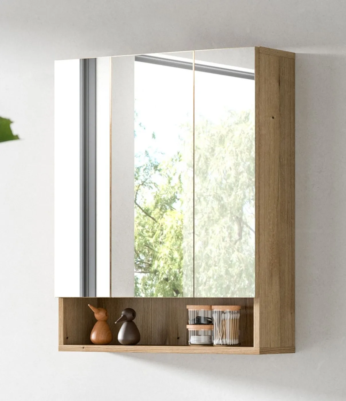 Badkombination Bad Set Aqua | 3-teilig | Sage Green / Evoke Oak ohne