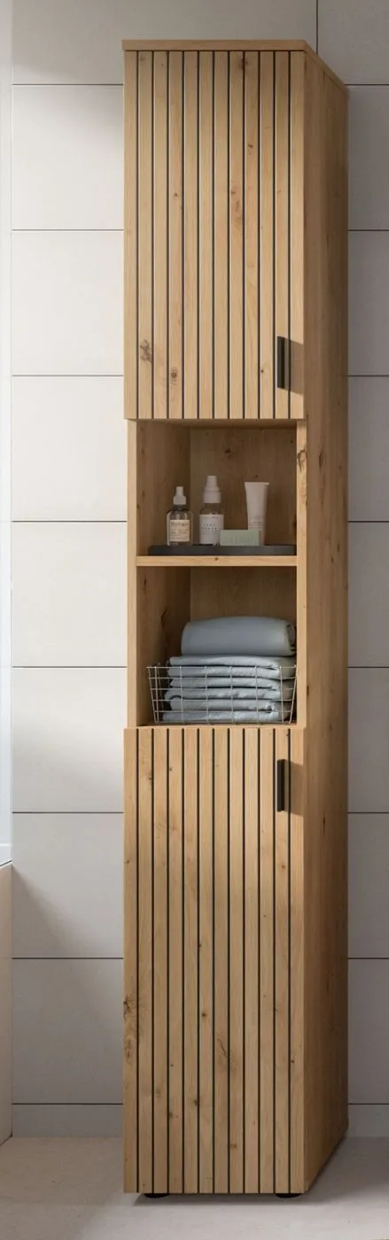 Badkombination Mone 2 | 3-teilig | Artisan Oak ohne Aufsatzleuchte