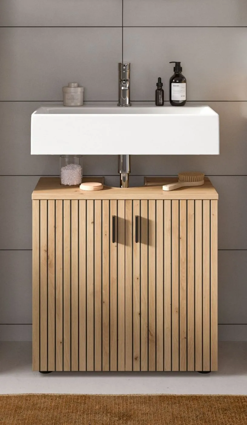 Badkombination Mone | 2-teilig | Artisan Oak ohne Aufsatzleuchte