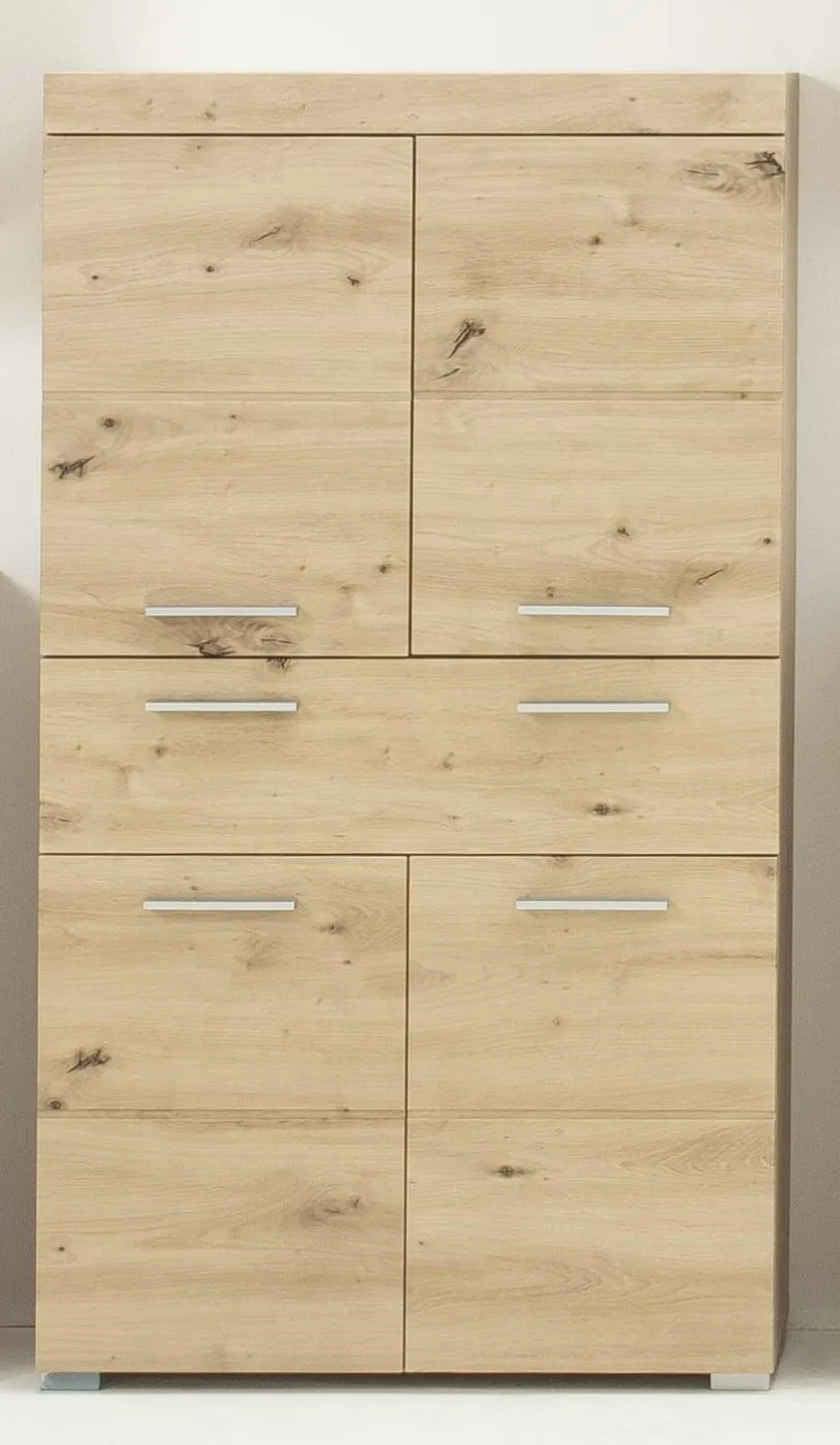 Badschrank Badkommode breit Amanda | Eiche Asteiche