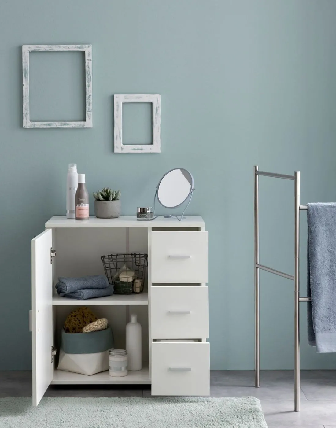Badschrank Badkommode Zero | weiß