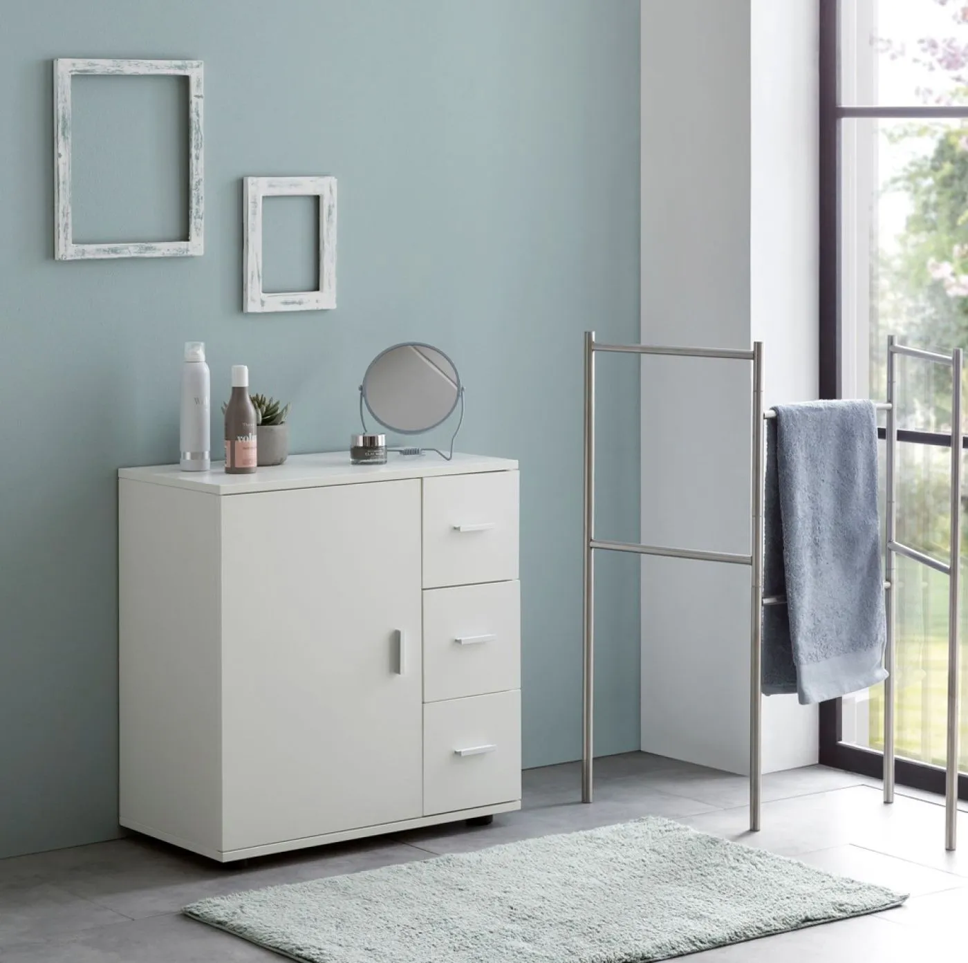 Badschrank Badkommode Zero | weiß