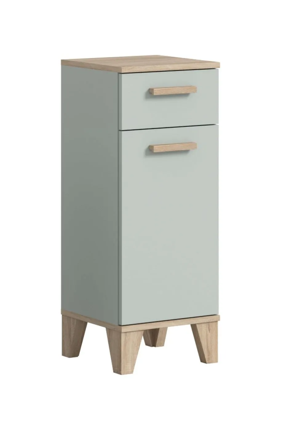 Badschrank Star | hellgrün / Eiche