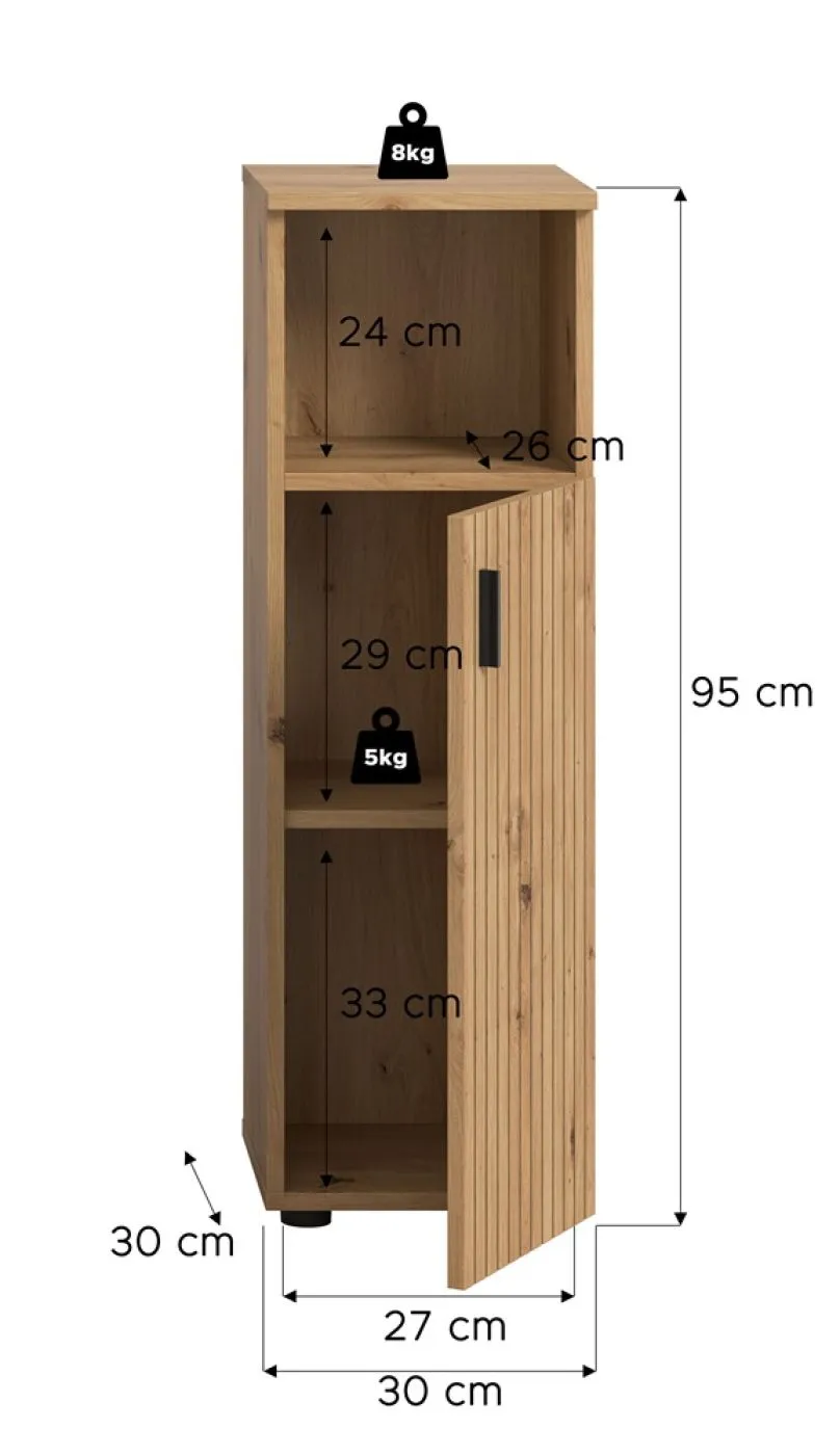Badschrank Unterschrank Mone | Artisan Oak