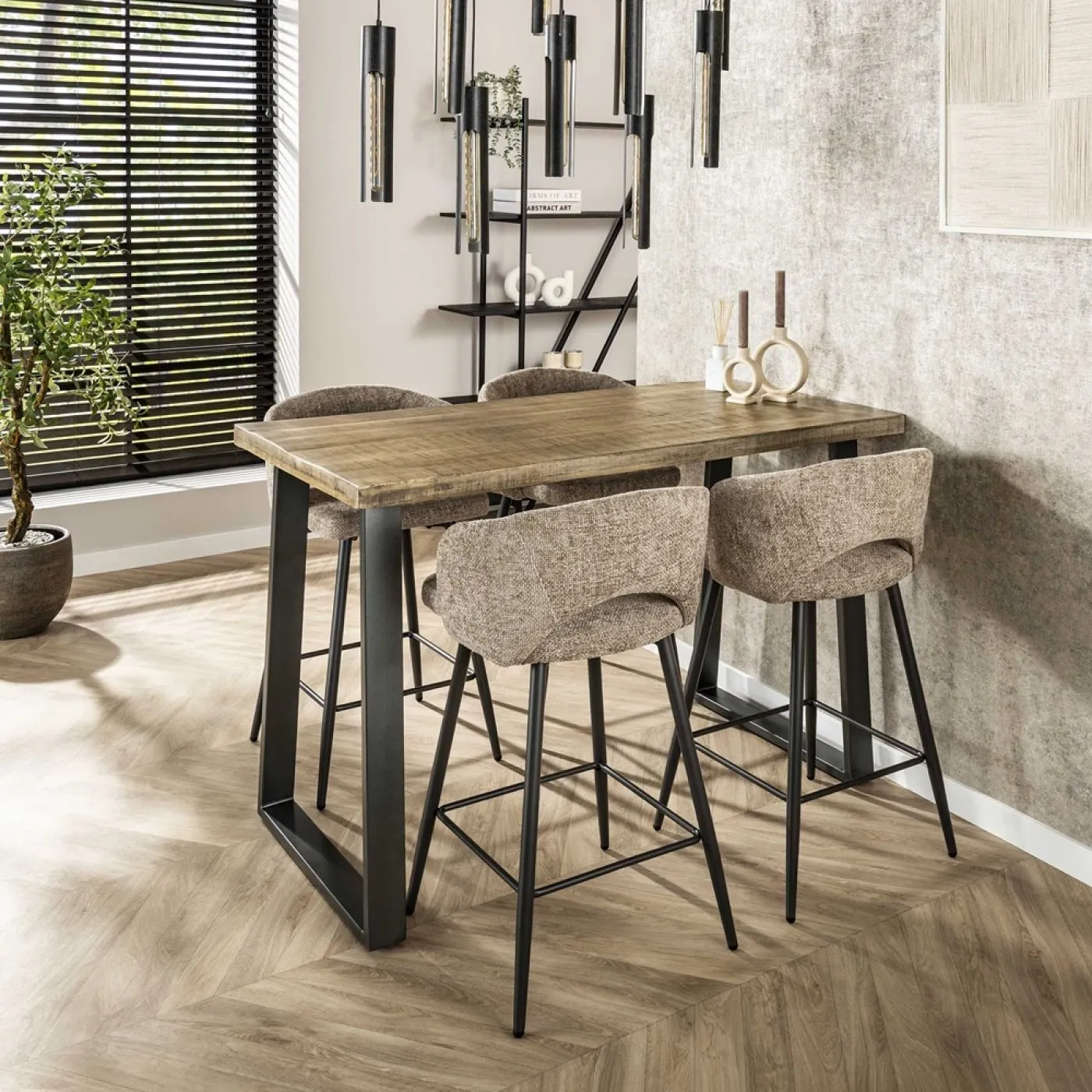 Bartisch Vita | 130cm | Mango massiv | antik