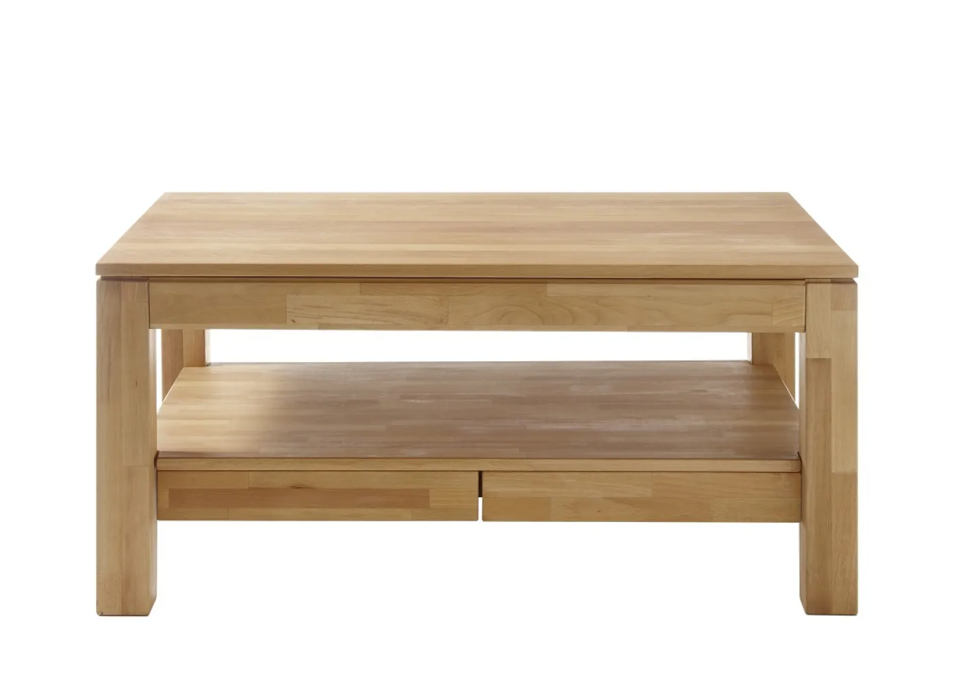 Couchtisch Gordon | Kernbuche massiv | mit Schubkästen | 115X70