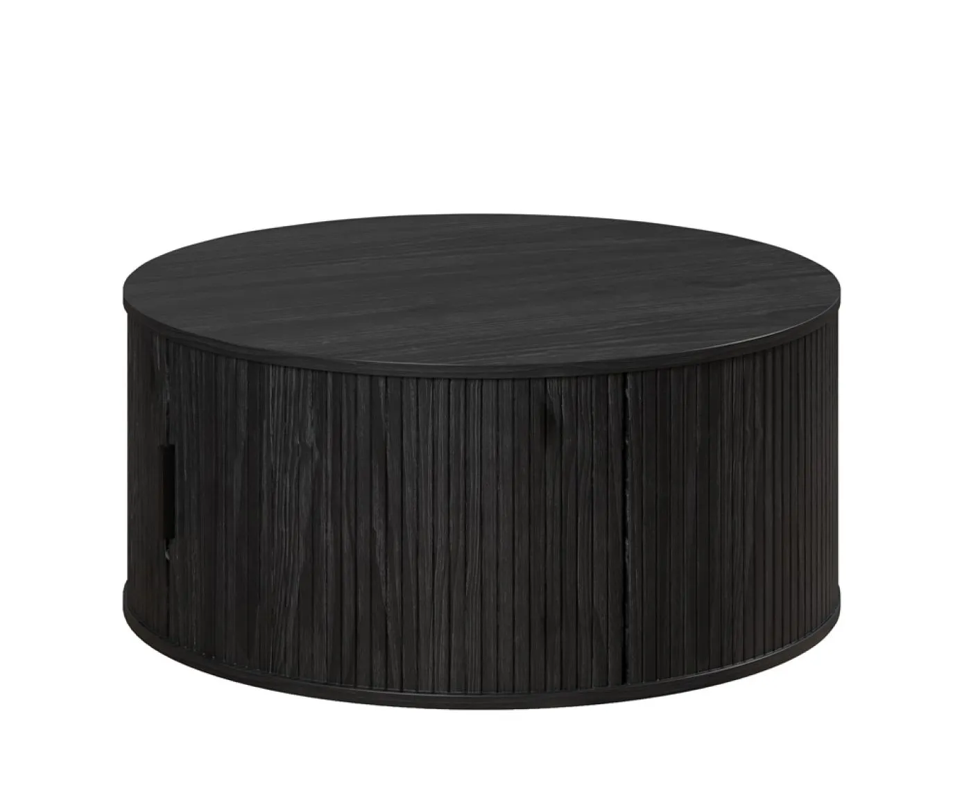 Couchtisch Ronin | Esche Schwarz | rund