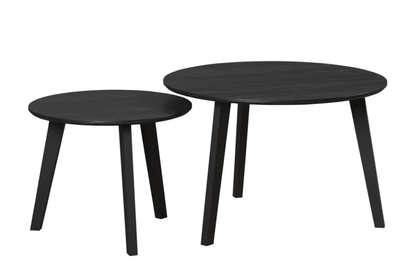 Couchtisch Set Ronin | Esche schwarz | 2-teilig