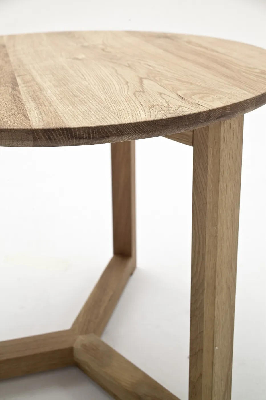 Couchtisch Set Sinio | 3-teilig | Asteiche massiv | Ø50/Ø45/Ø32