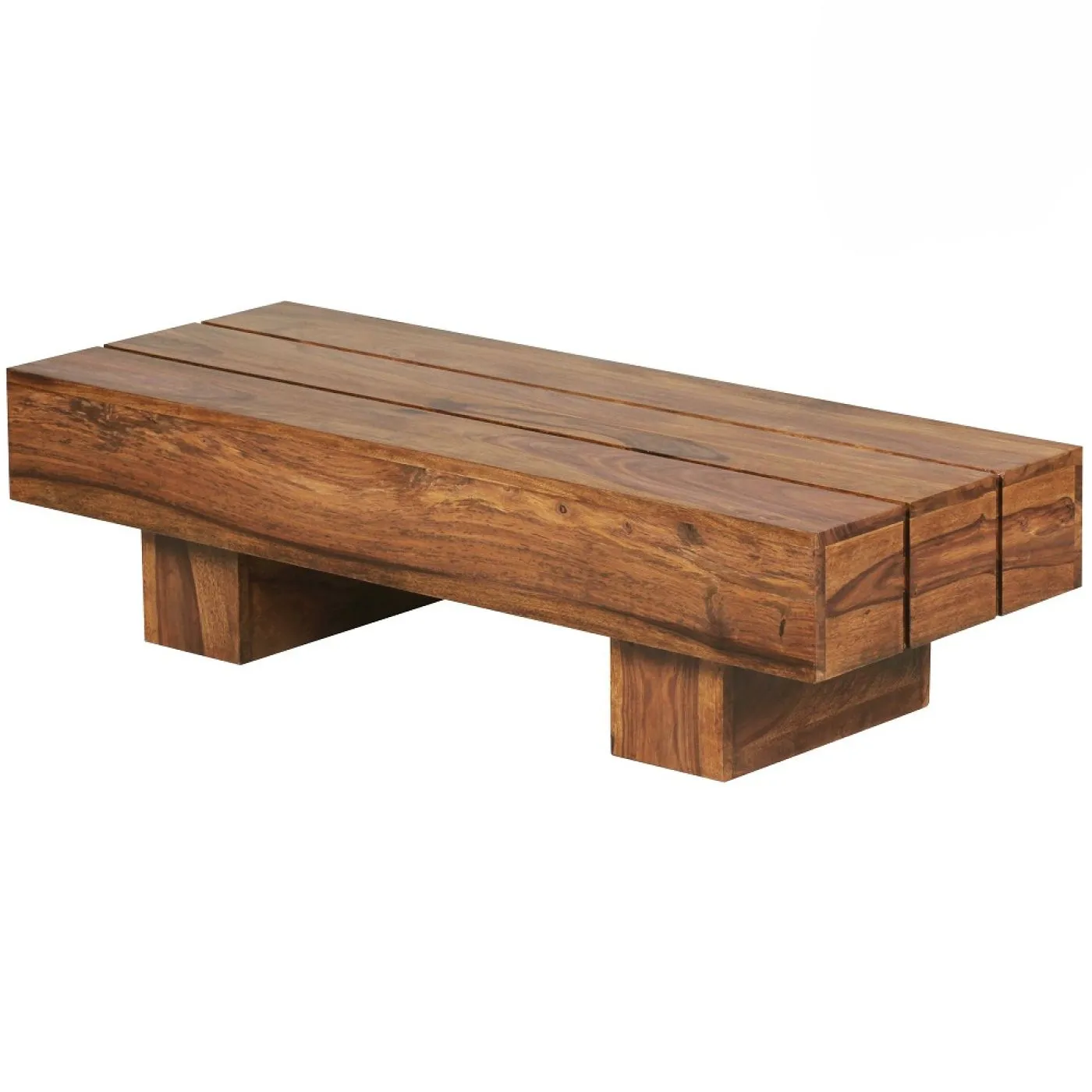 Couchtisch Sira | Sheesham Holz Massiv | braun