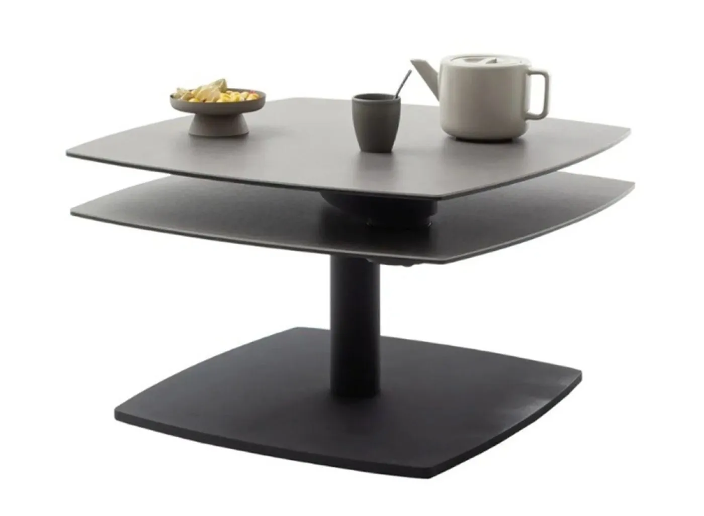 Couchtisch Susaki | anthrazit / schwarz | drehbar