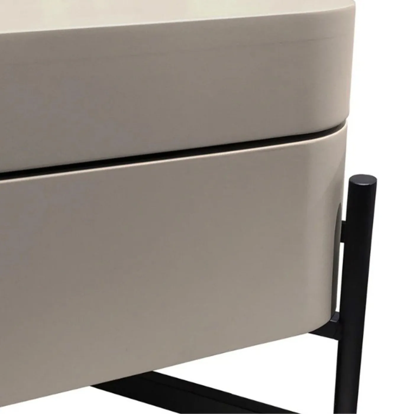 Couchtisch Tavazza mit Lift | basalt grau / schwarz