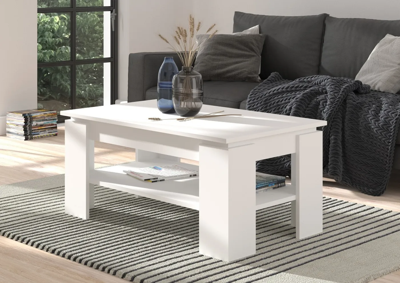 Couchtisch Titan | Wohnzimmertisch | weiß