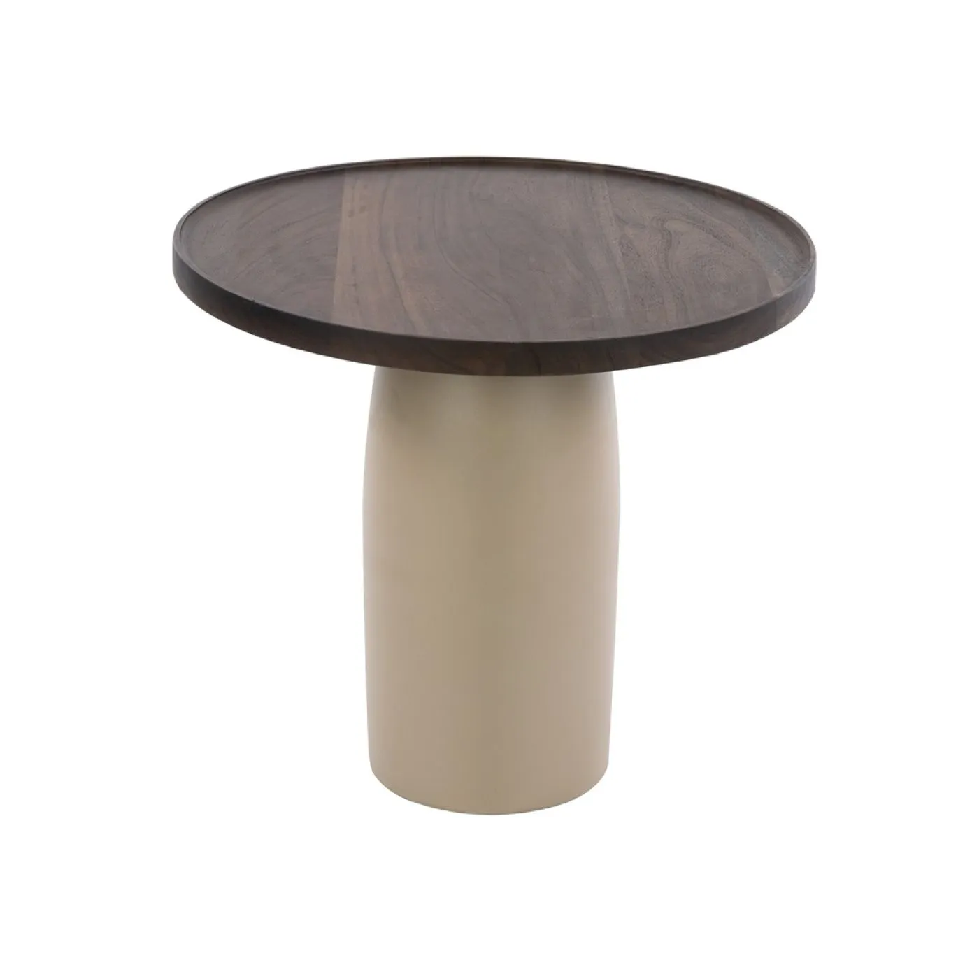 Couchtisch Zeron | rund | Akazie massiv | Braun
