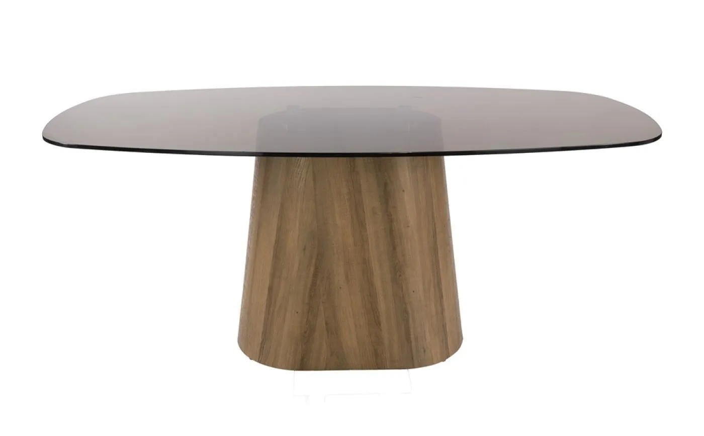 Esstich Shades dänisch oval | 180/215cm | Glas | Bronze | verschiedene Größen