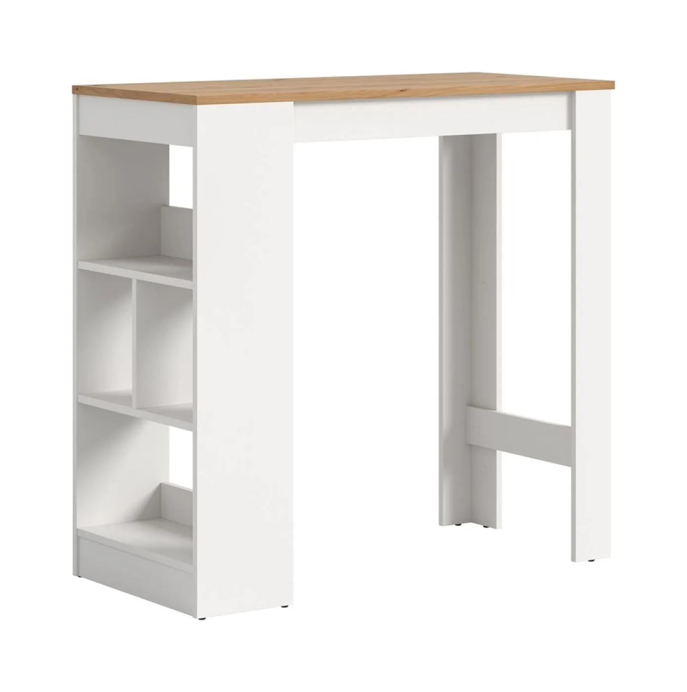 Esstisch Bartisch Urban | weiß / Authentic Oak