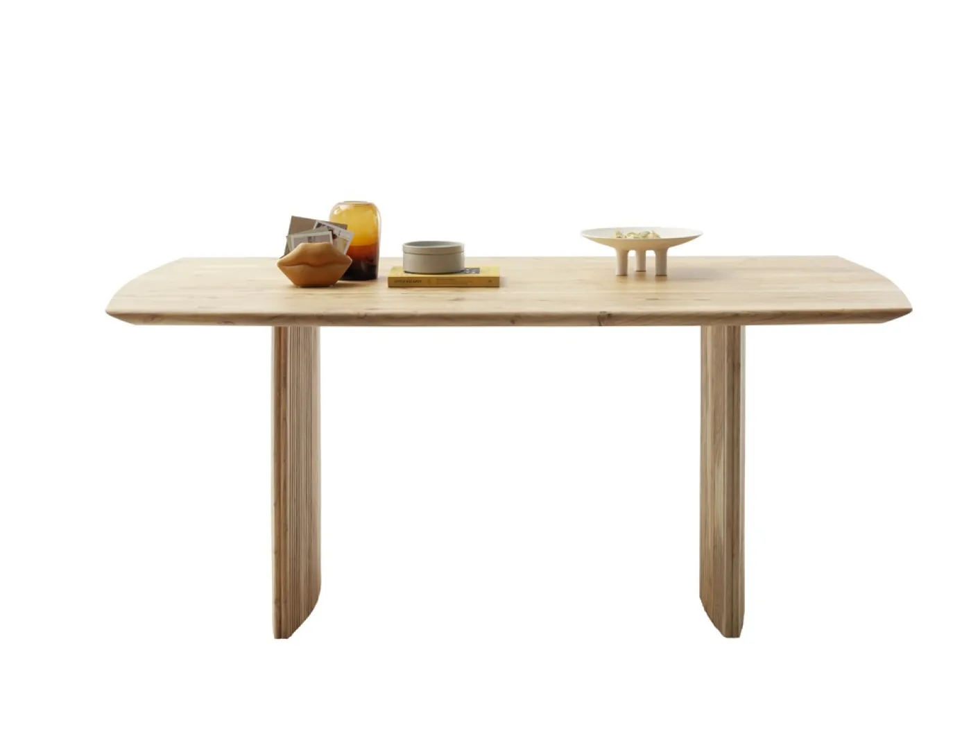 Esstisch Brisco | Akazie massiv | Bootsform | 180 x 100