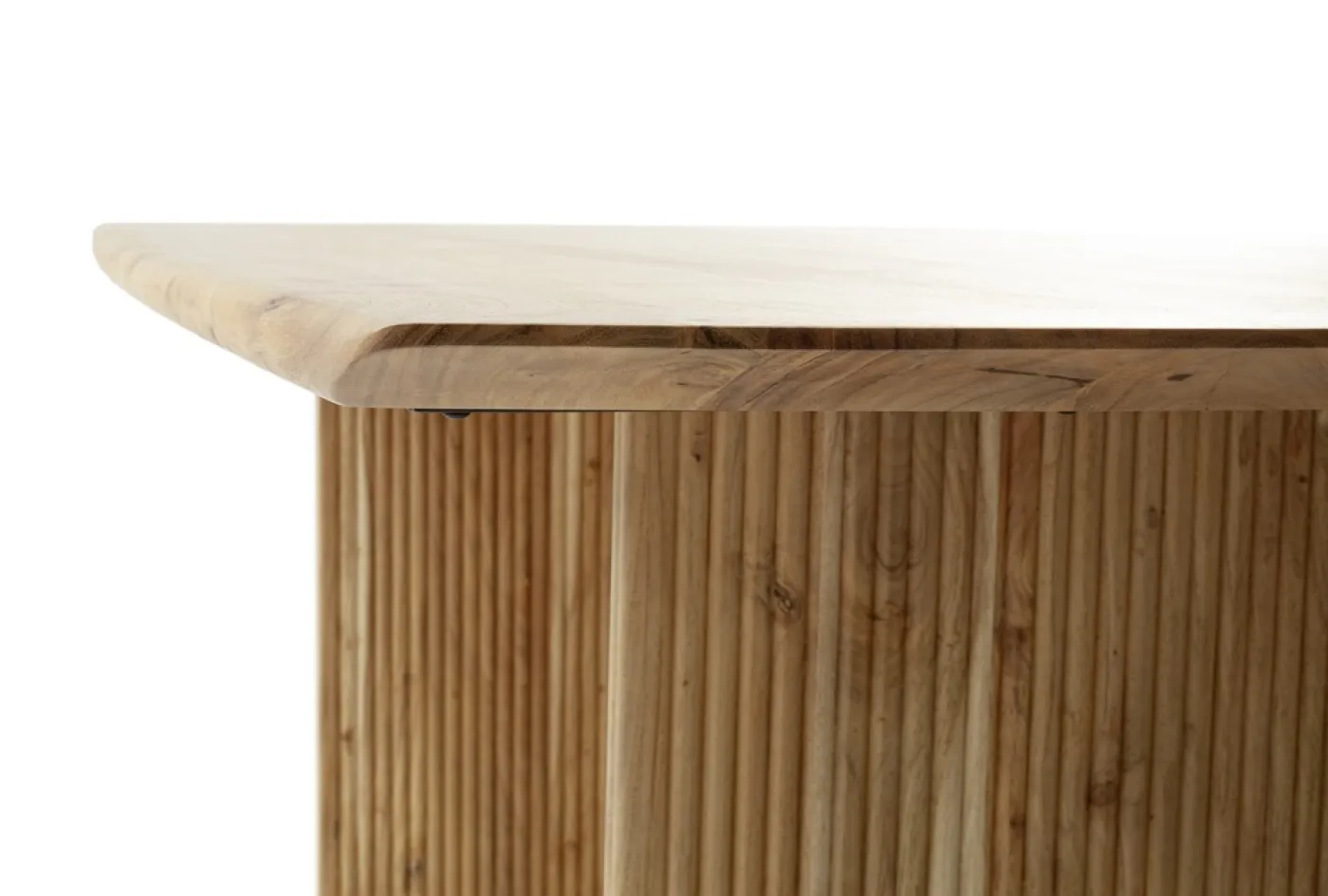 Esstisch Brisco | Akazie massiv | Bootsform | 180 x 100
