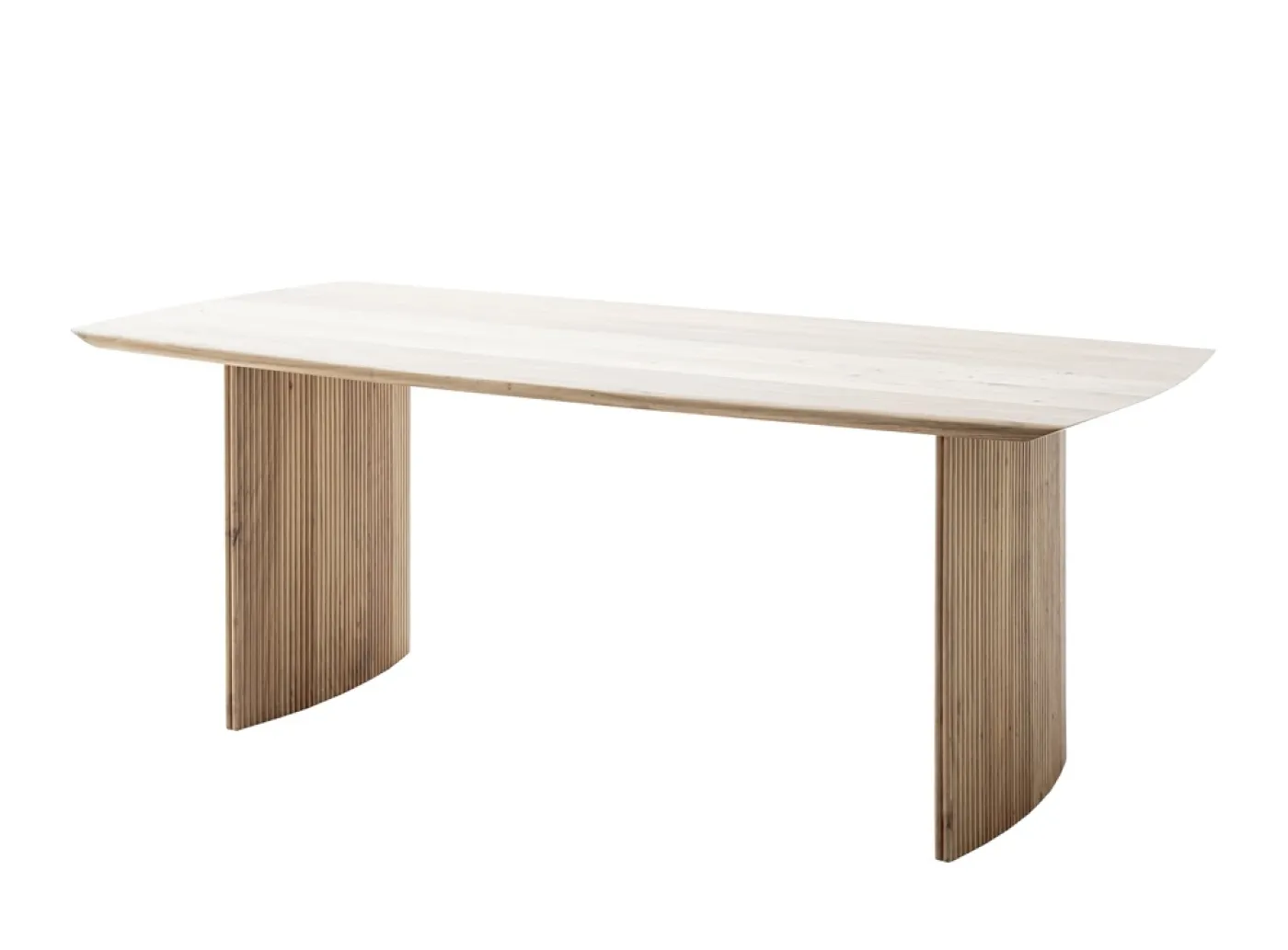 Esstisch Brisco | Akazie massiv | Bootsform | 220 x 100