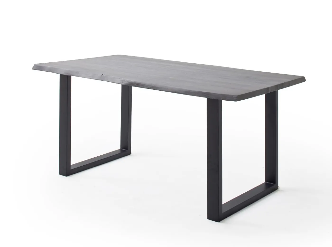 Esstisch Calabria | Akazie massiv | U-Gestell | 160/180/200/220/240 | grau / anthrazit | verschiedene Größen