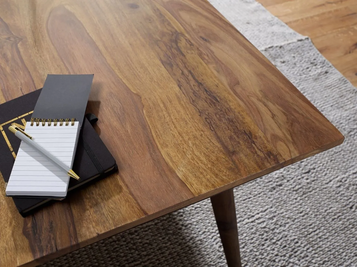 Esstisch Elias | 120x60 | Sheesham Holz massiv | dunkelbraun