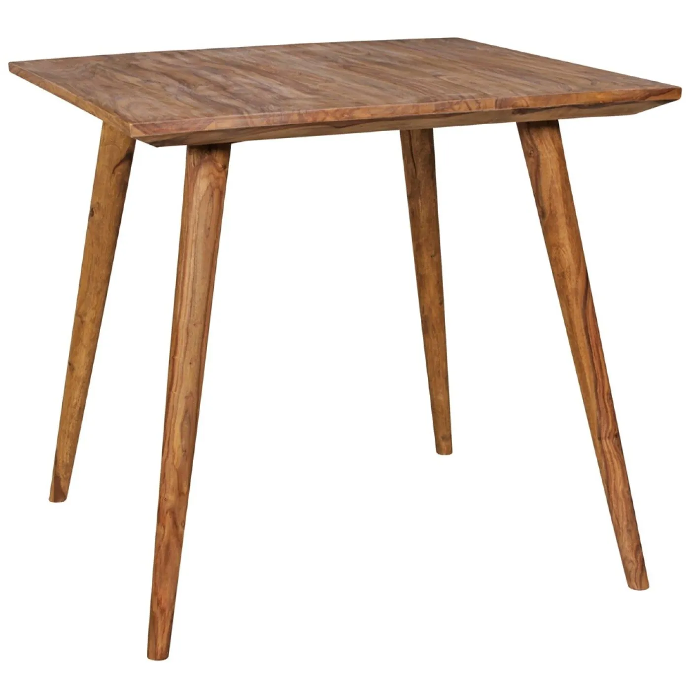 Esstisch Elias | 80x80 | Sheesham Holz massiv | dunkelbraun