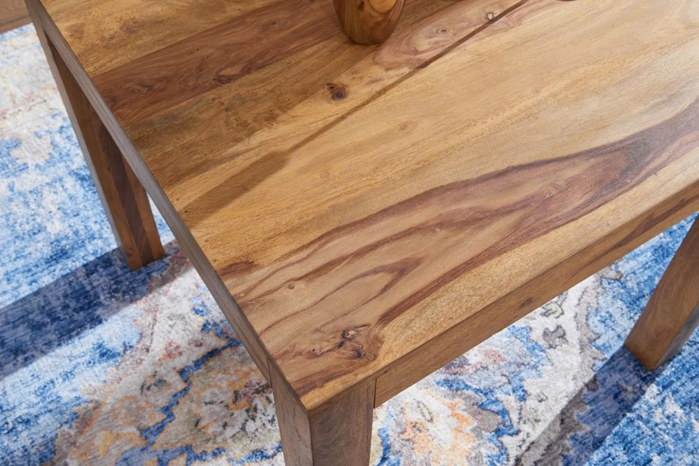 Esstisch Mibia 1 | 80x80 | Sheesham Holz massiv | dunkelbraun