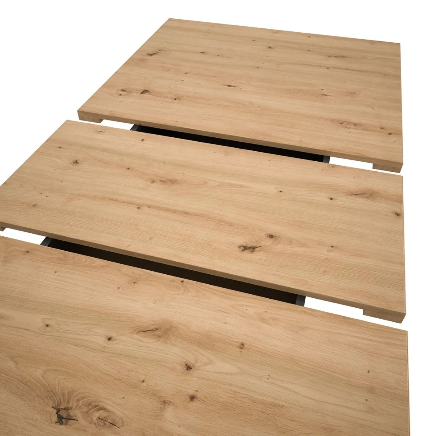 Esstisch Motion | ausziehbar | Doppelsäulen-Fußgestell | Artisan Eiche / grau | 150(190)x90