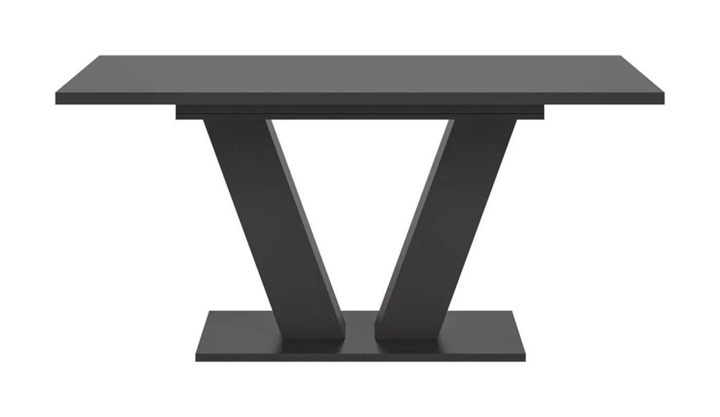 Esstisch Motion | ausziehbar | V-Fußgestell | grau | 150(190)x90