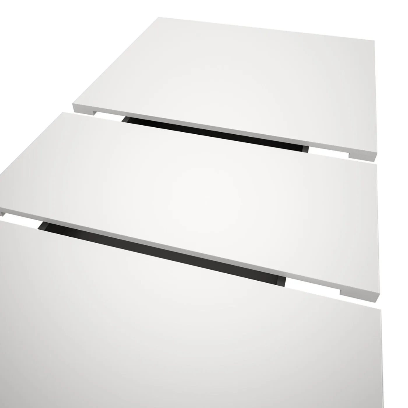 Esstisch Motion | ausziehbar | V-Fußgestell | weiß | 150(190)x90