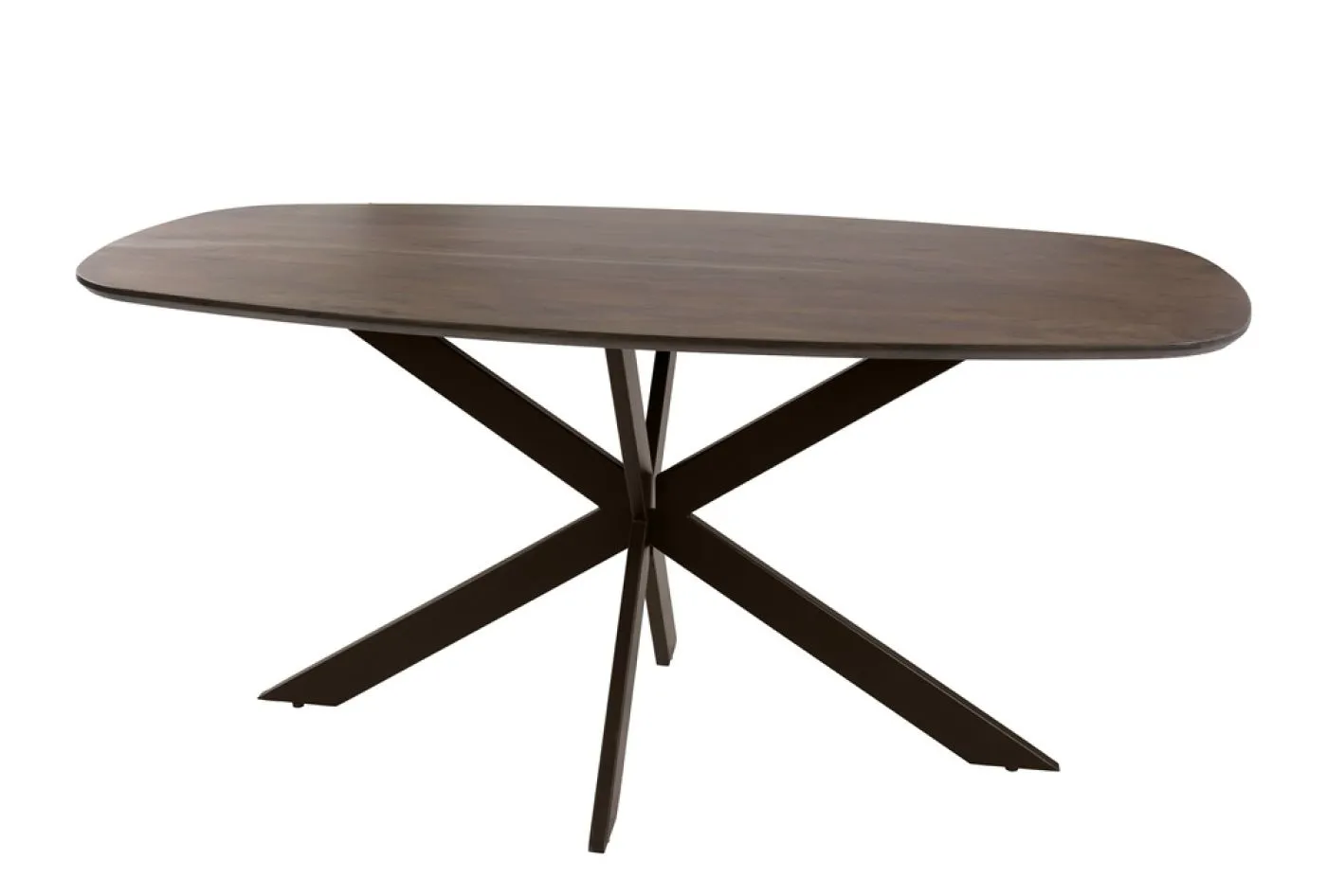 Esstisch Poem | 150/180/215cm | dänisch oval | Akazie massiv | braun | verschiedene Größen