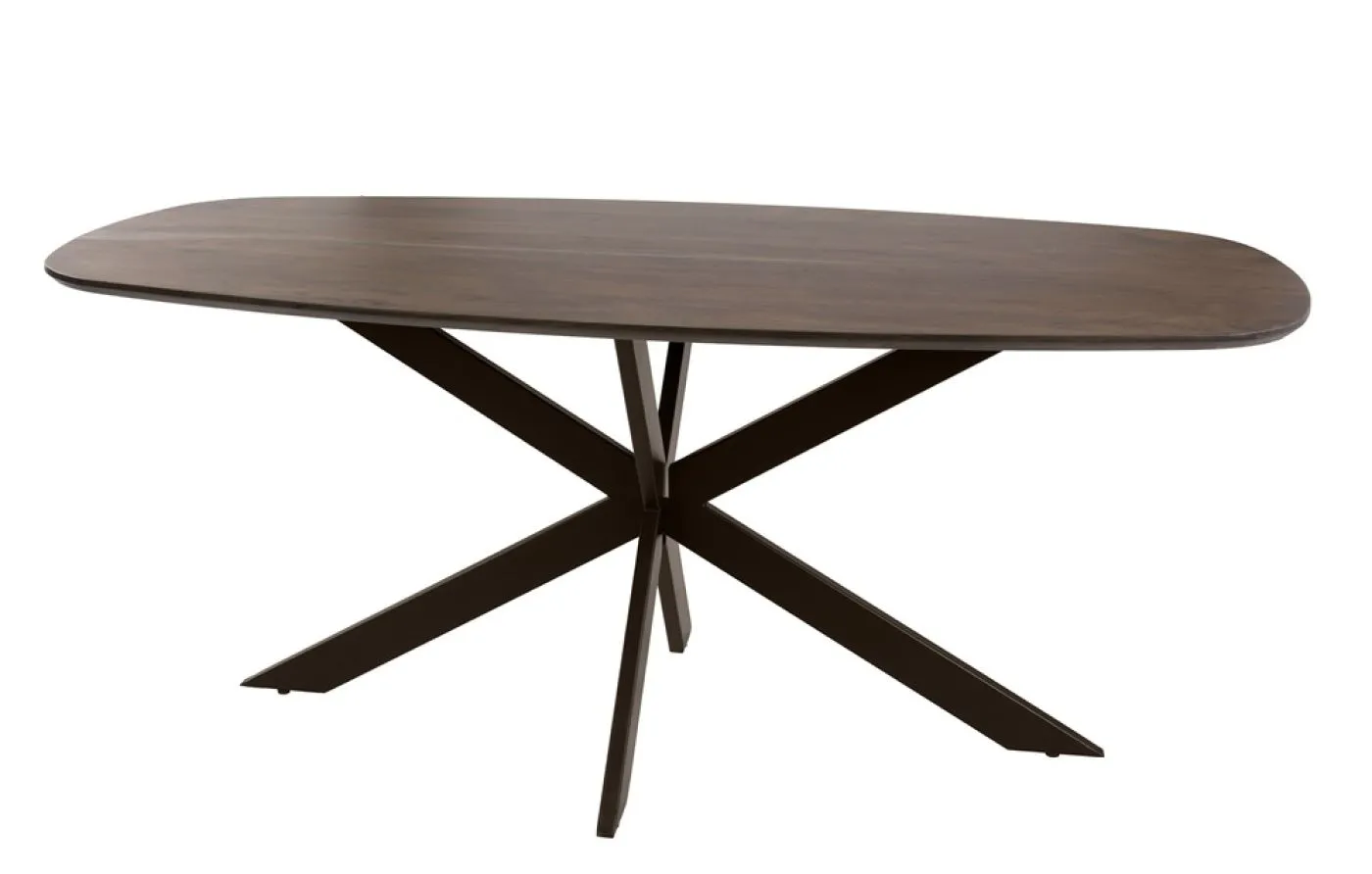 Esstisch Poem | 215cm | dänisch oval | Akazie massiv | braun