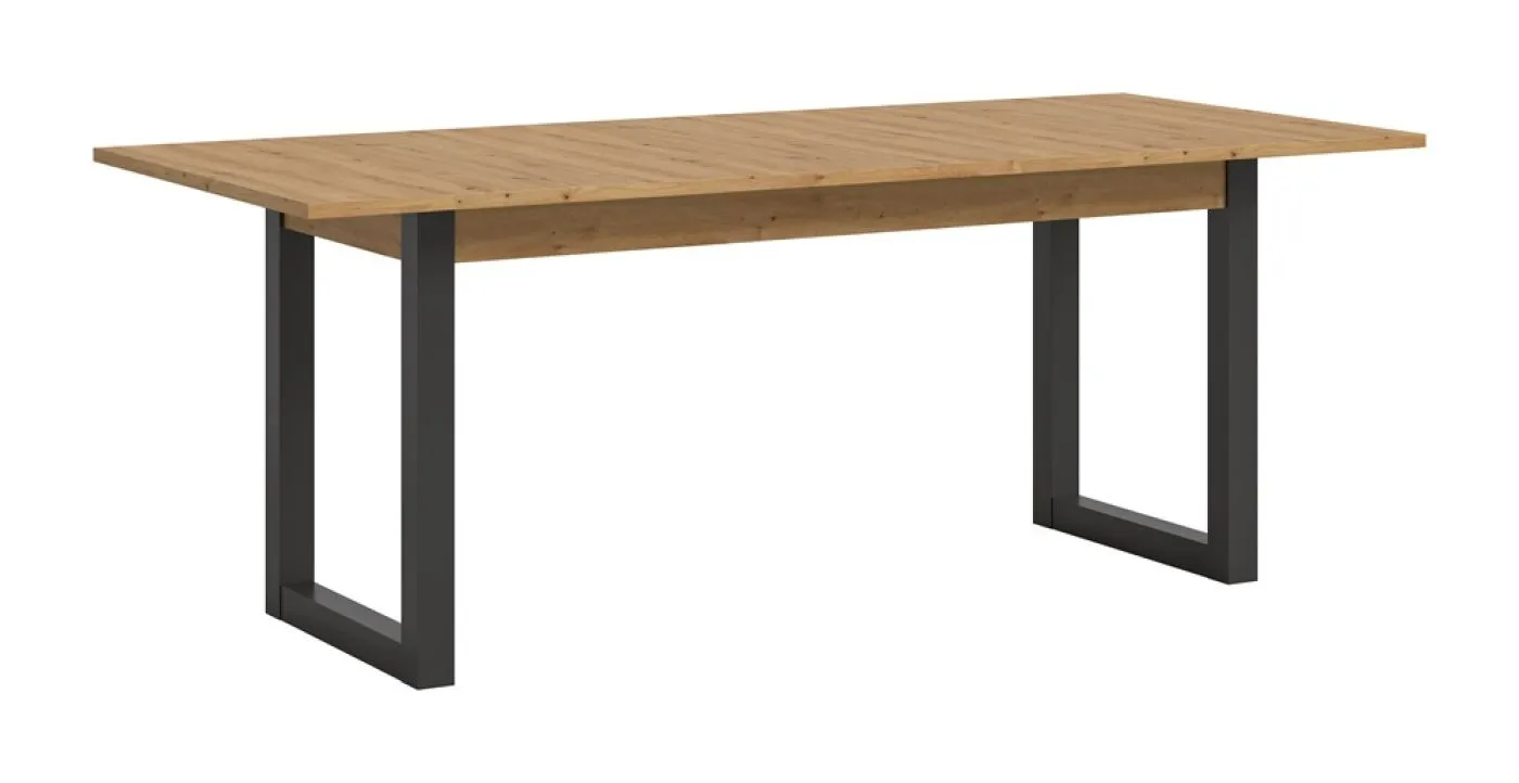 Esstisch Seattle | ausziehbar | Artisan Eiche / grau | 150(190)x80