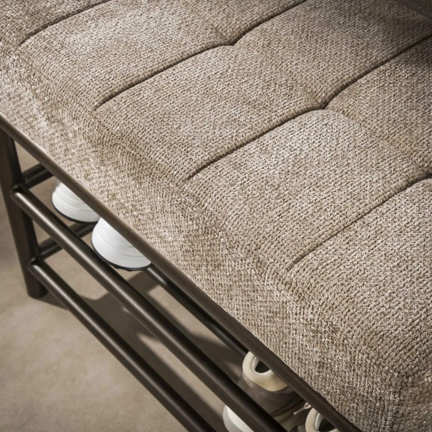 Garderobe Garderobenbank Shio 70cm | Drift brown