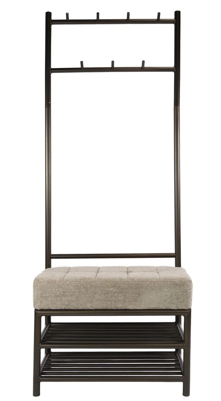 Garderobe Garderobenbank Shio 70cm | Drift brown