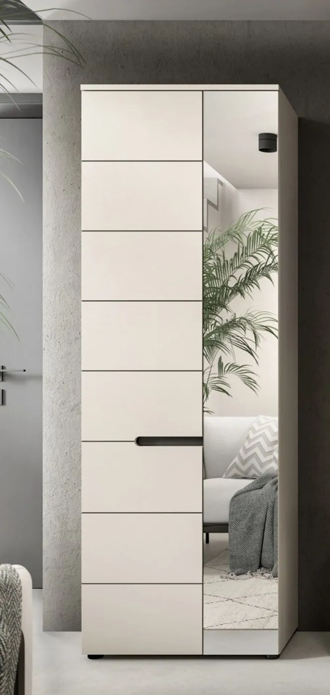 Garderoben-Set Canu | Kaschmir / Basalt grau | 5-teilig ohne Kissen