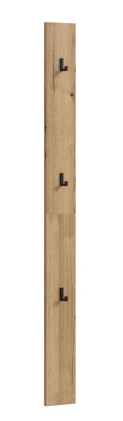 Garderoben-Set Naro 1 | grau / Evoke Oak | 3-teilig