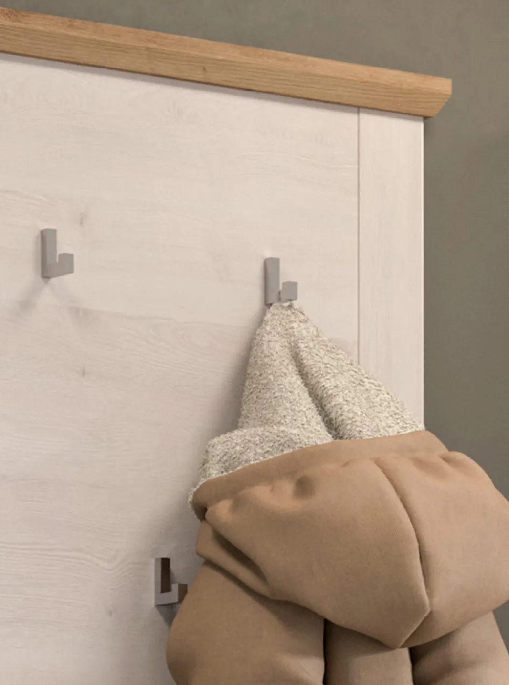 Garderoben-Set Verona | Lärche Sibiu / Eiche | 3-teilig ohne Kissen