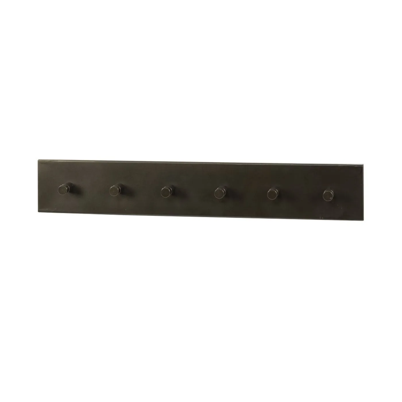 Garderobenpaneel Stamp | 6 Haken | Metall | Bronze