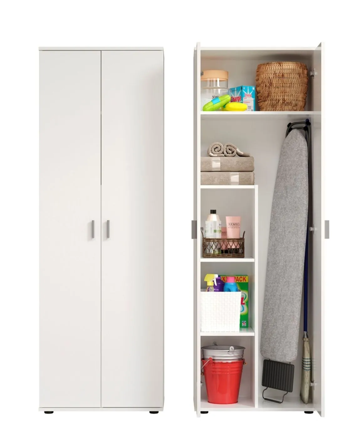 Garderobenschrank Basics | weiß