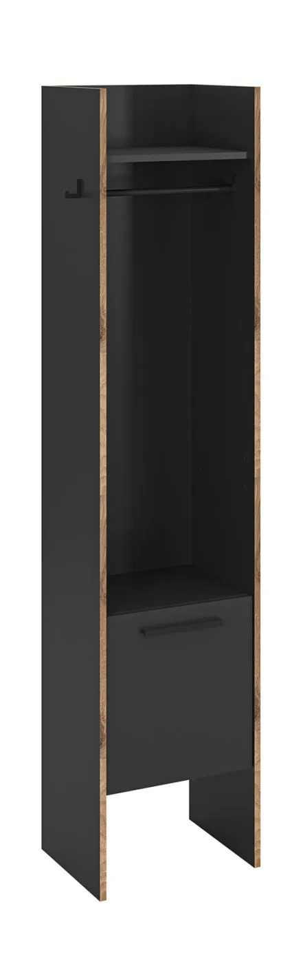 Garderobenschrank Bueno | Basalt / Nox Oak | verschiedene Größen