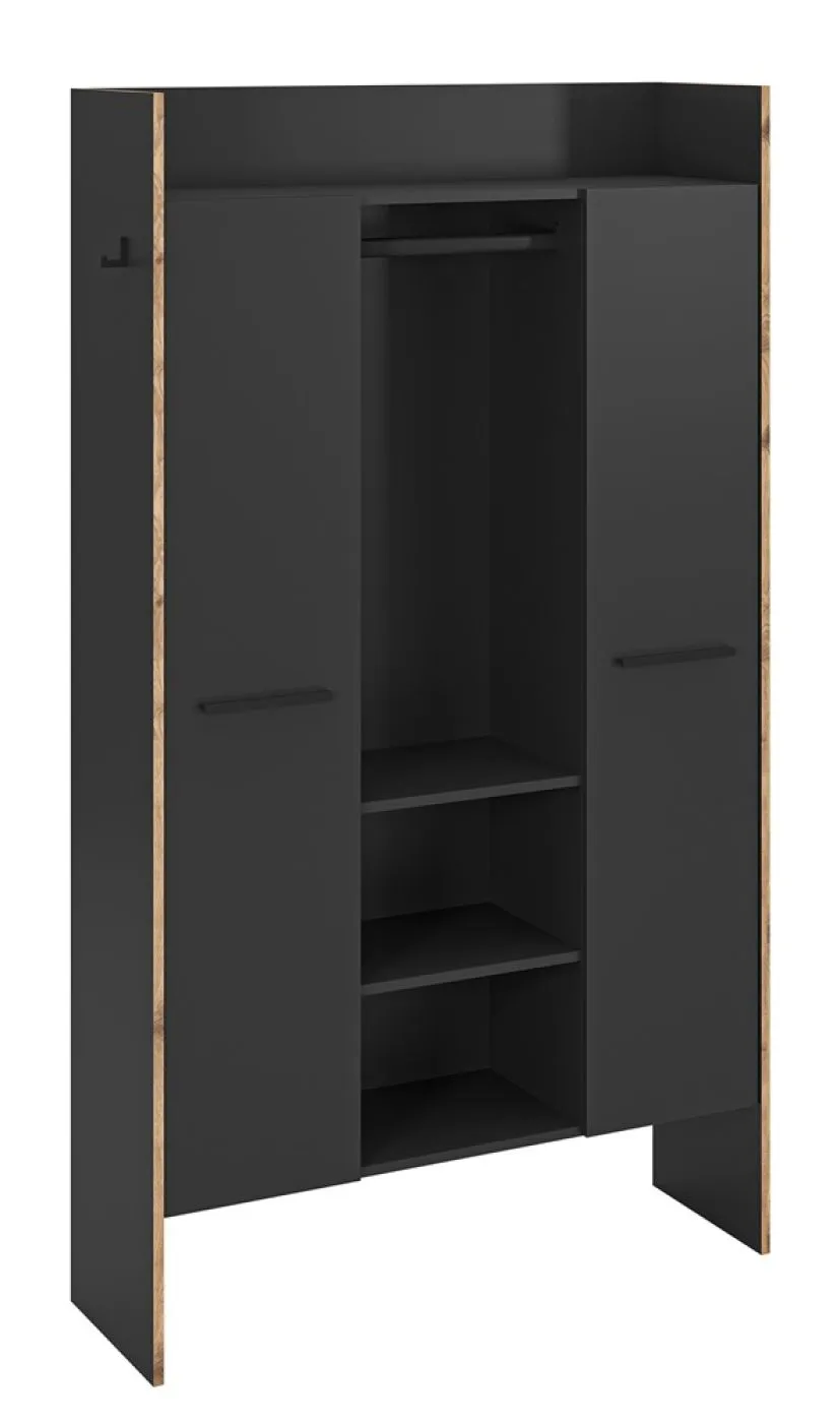 Garderobenschrank Bueno | Basalt / Nox Oak | verschiedene Größen