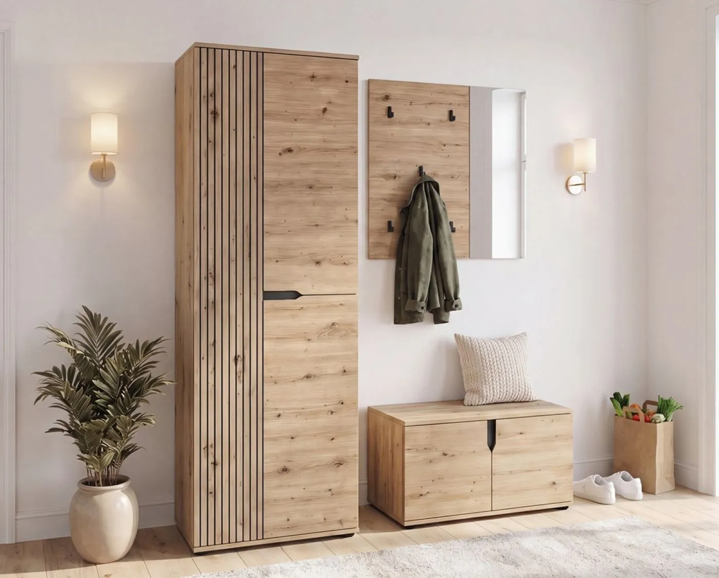 Garderobenschrank Keno | Artisan Eiche