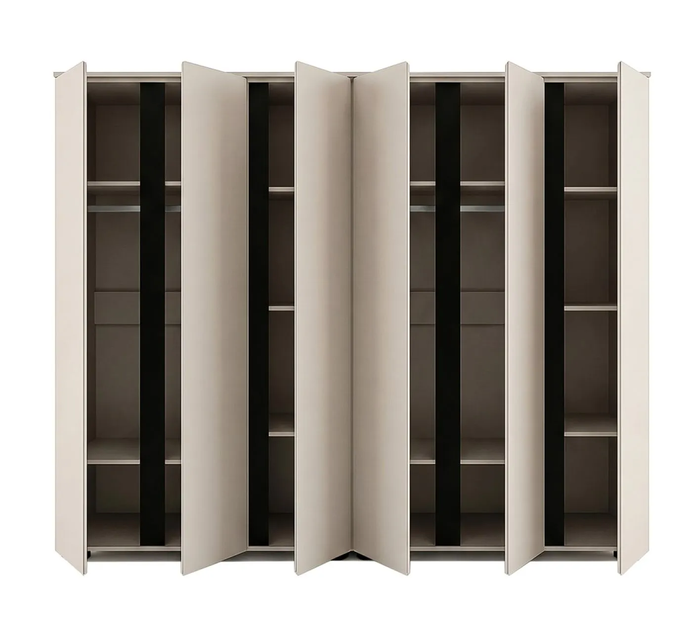 Garderobenschrank Kleiderschrank Set Amara 1 | Kaschmir