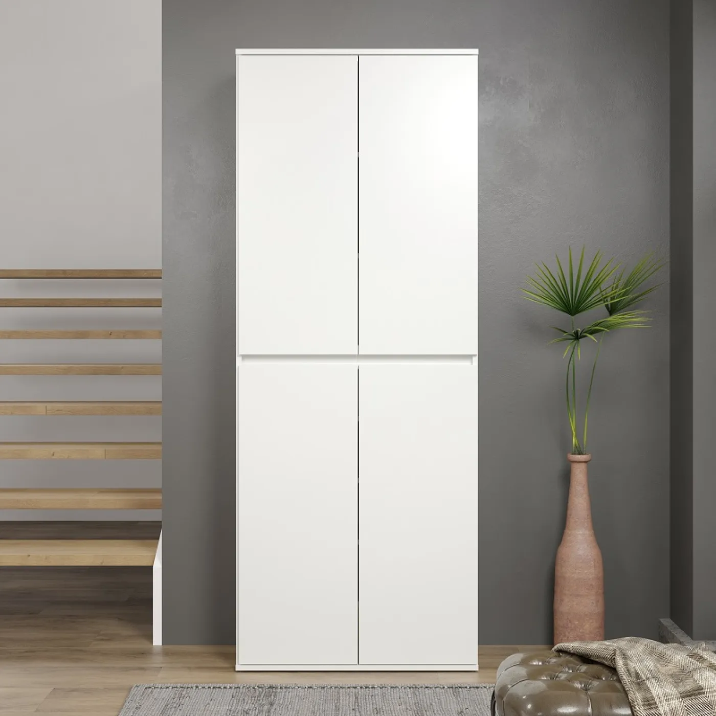 Garderobenschrank Nevada | weiß