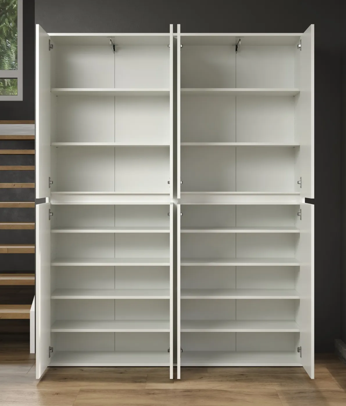 Garderobenschrank Nevada | weiß | verschiedene Größen